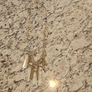 The Limited Gold and Clear Necklace